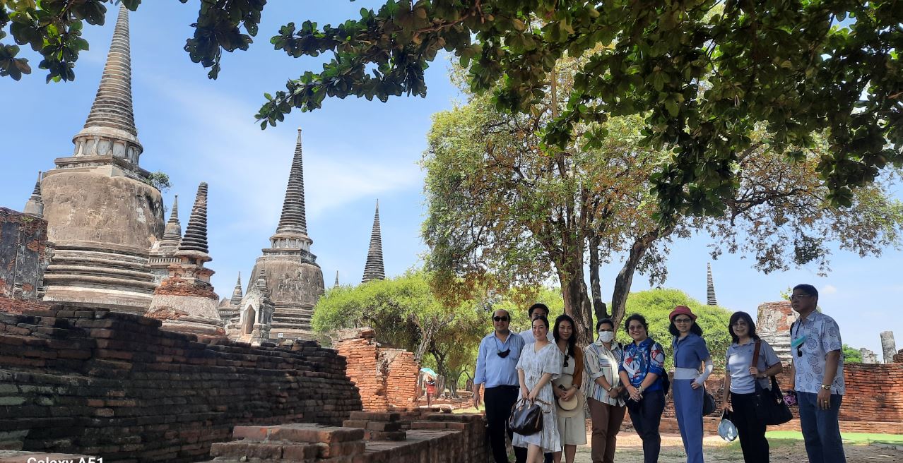 You are currently viewing โครงการศึกษาดูงานพิพิธภัณฑ์และแหล่งโบราณสถานไทย ณ  จังหวัดพระนครศรีอยุธยา